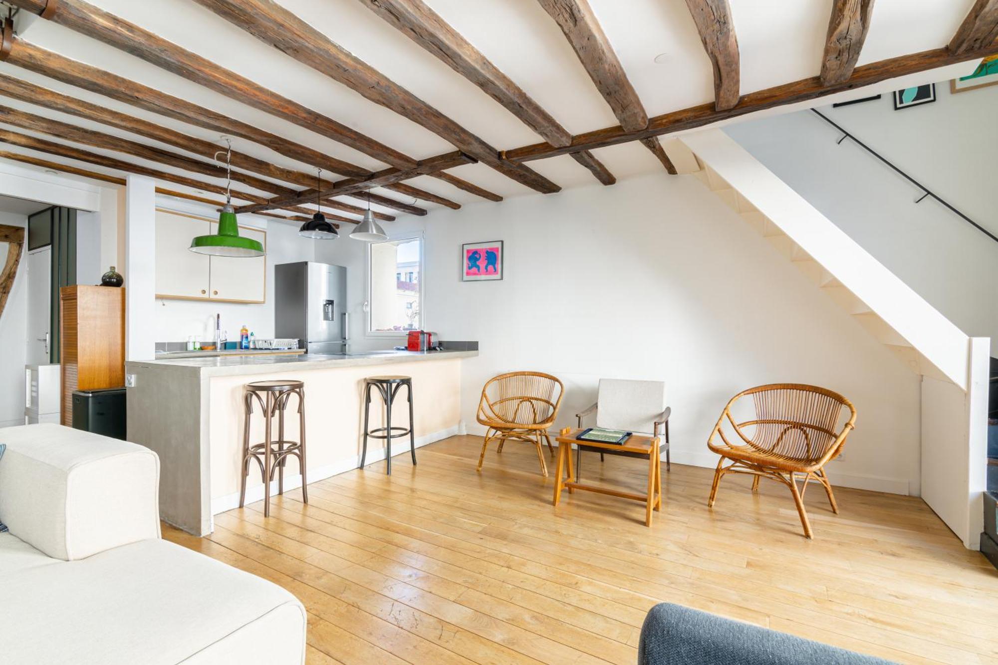 Luxurious 2 Bedroom Canal Saint Martin Saint Lazare Paris Exterior foto